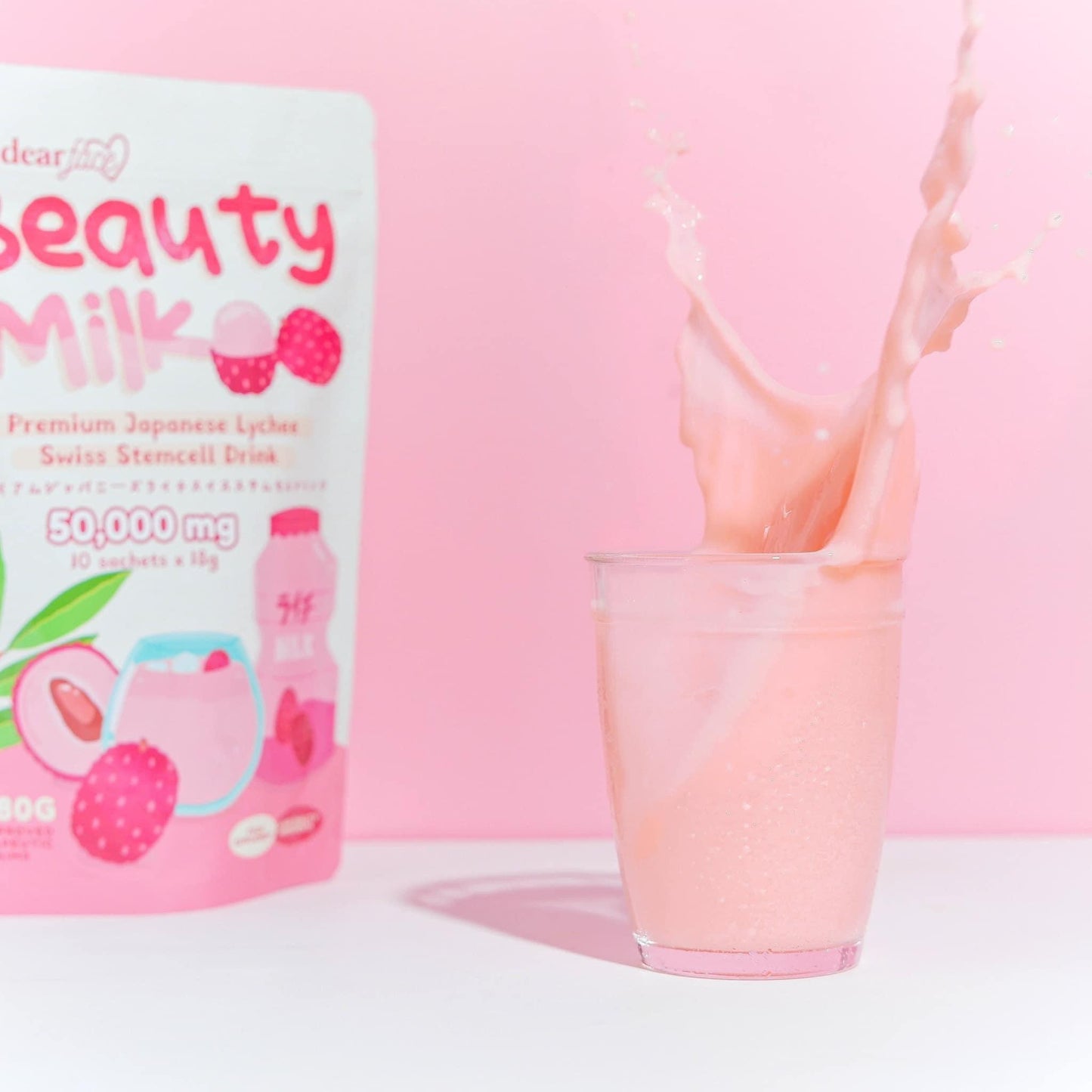 Dear Face Beauty Milk - Premium Japanese Lychee Swiss Stemcell Drink