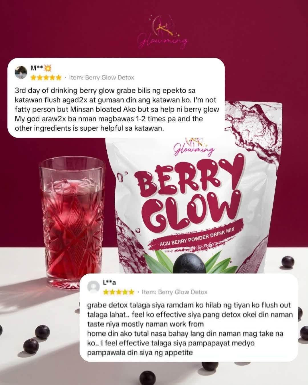 Glowming Berry Glow Acai Berry Drink Mix