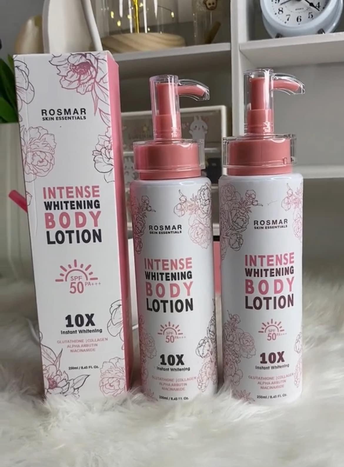 Rosmar Intense Whitening Body Lotion 10x | spf 50pa+++