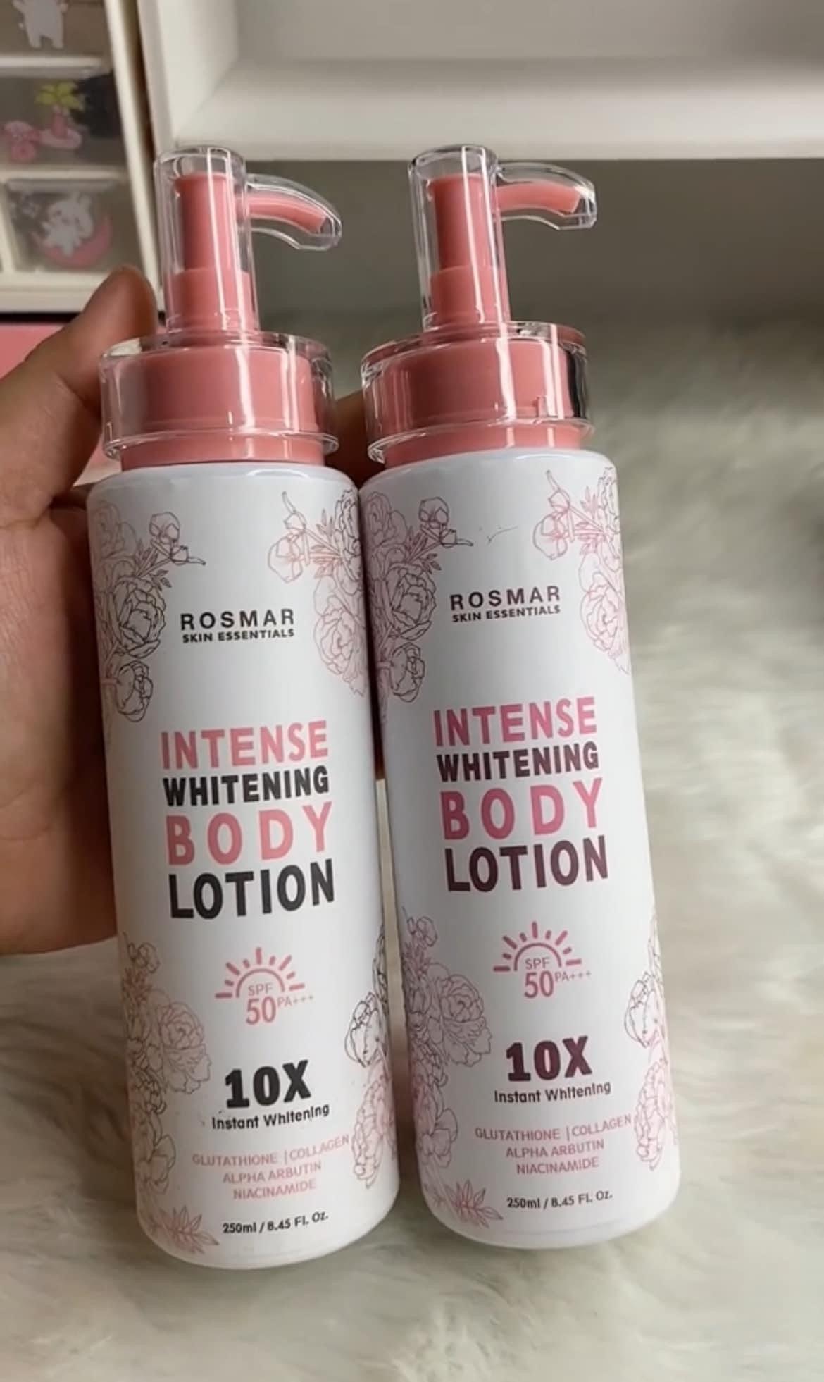 Rosmar Intense Whitening Body Lotion 10x | spf 50pa+++