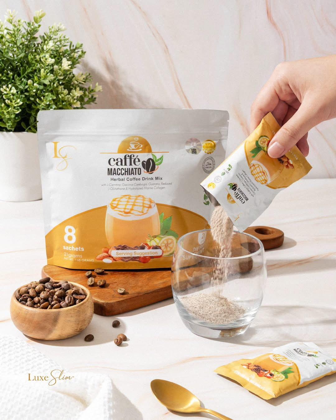 Luxe Slim Caffe Macchiato – 8 Sachets