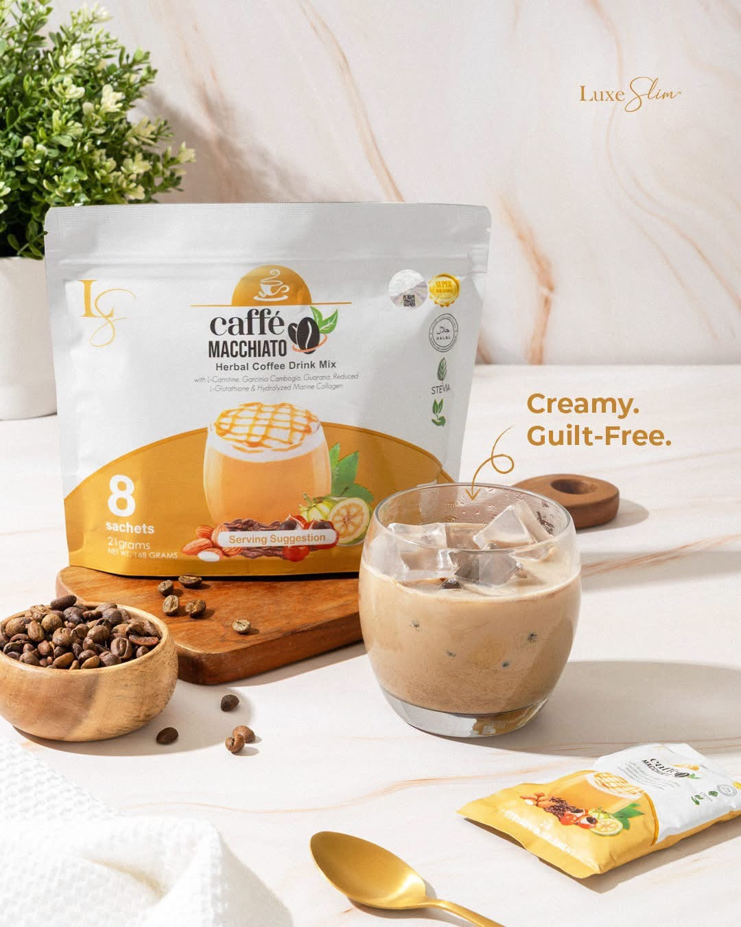 Luxe Slim Caffe Macchiato – 8 Sachets