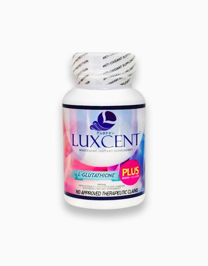 Luxcent Luminous Caps (1800mg): L-Glutathione + Marine Collagen Whitening Capsule