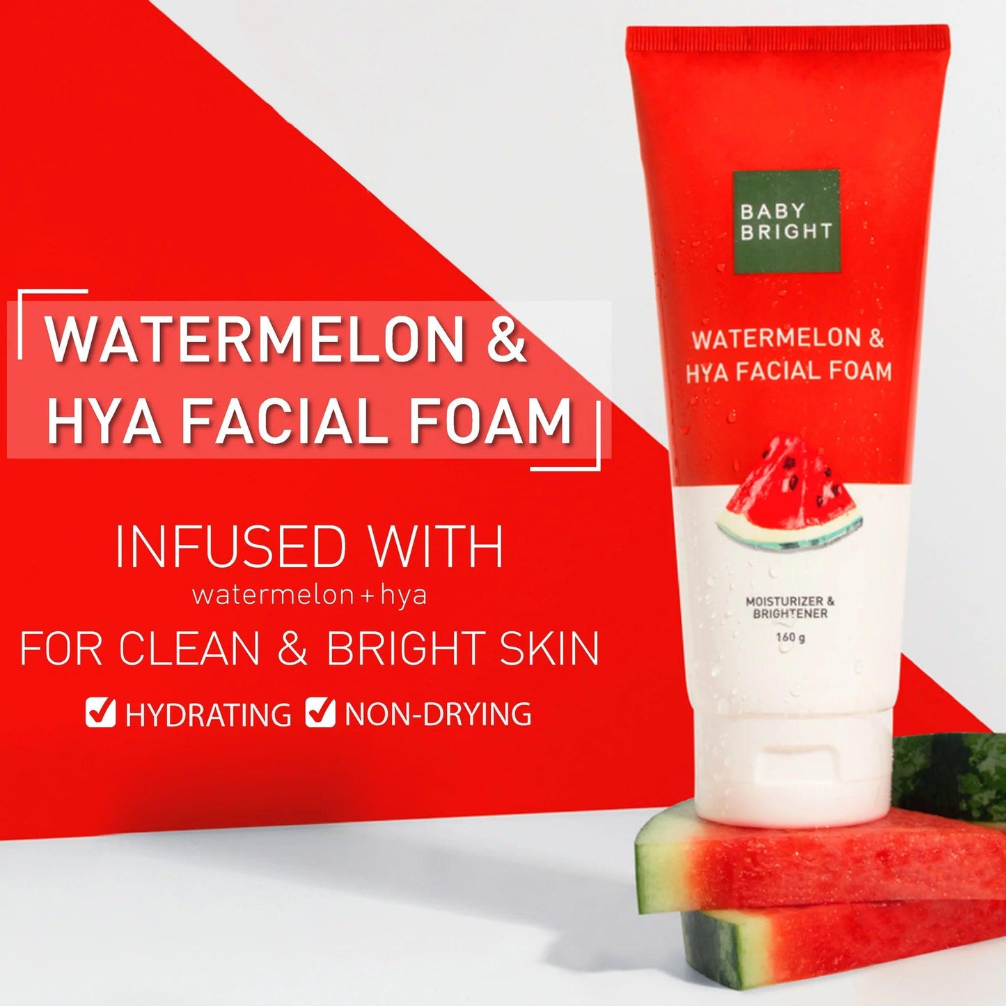 Baby Bright  Watermelon & Hya Facial Foam