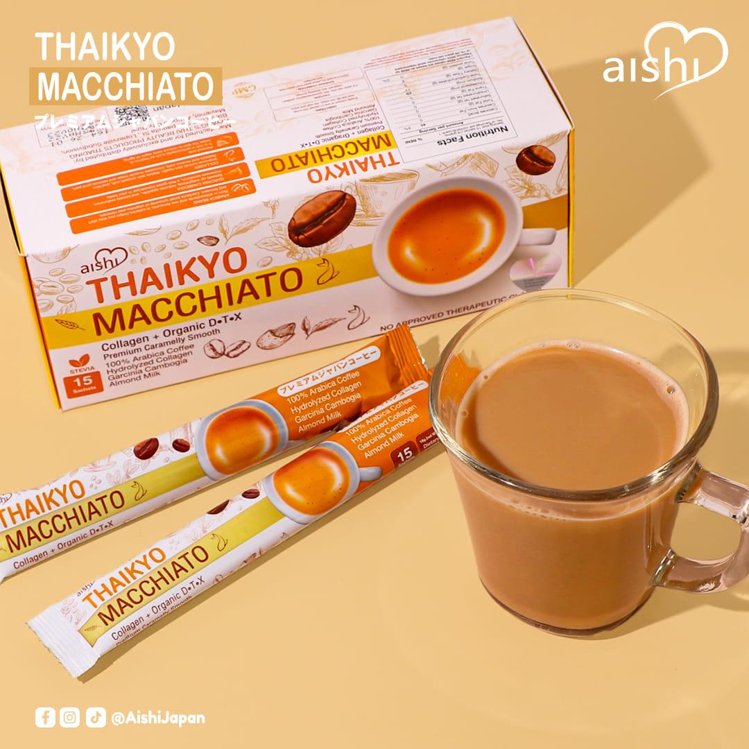 Aishi ThaiKyo Macchiato Organic Detox Collagen Coffee