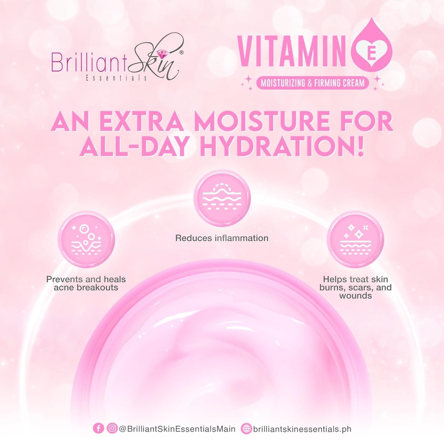 Brilliant Skin Vitamin E Moisturizing & Firming Cream