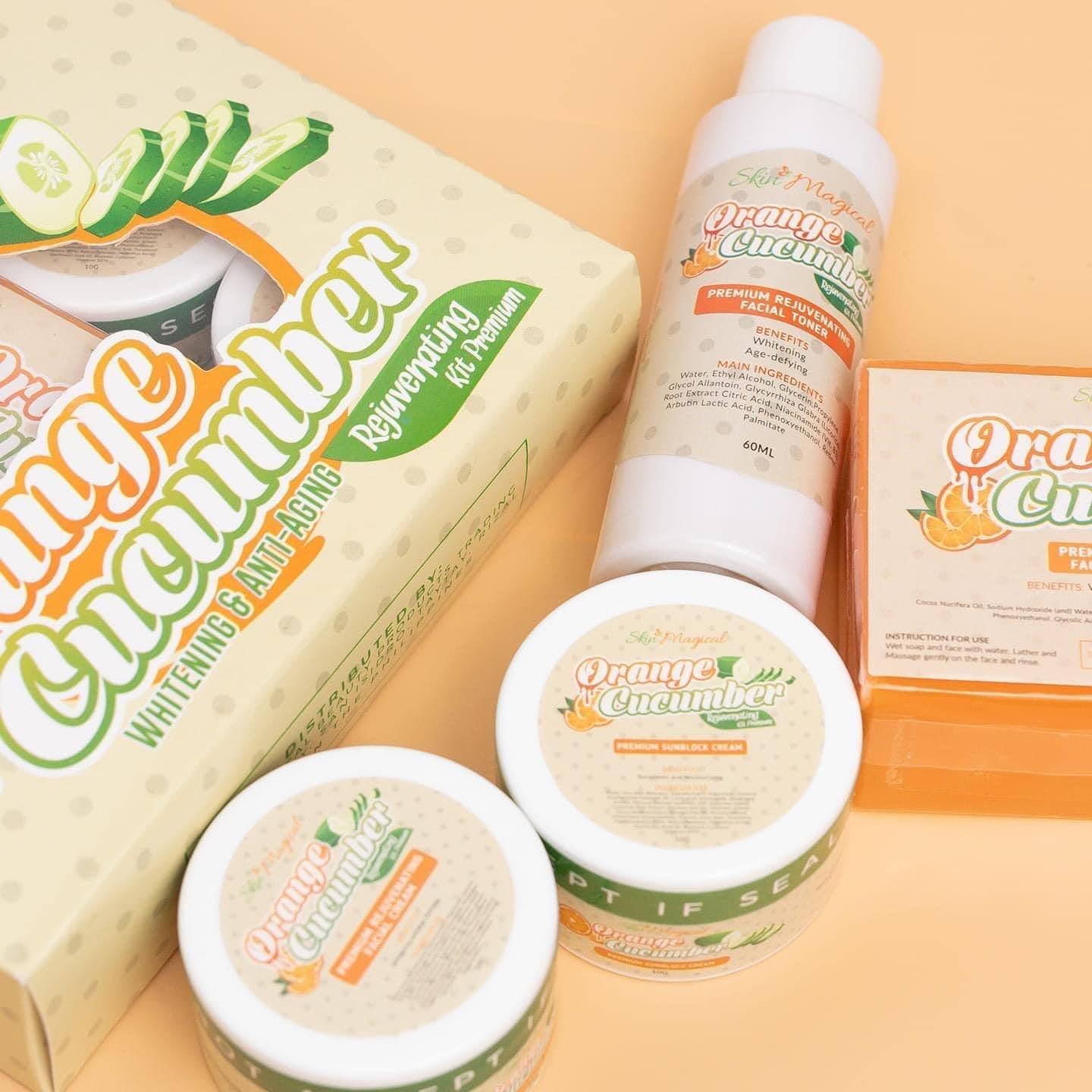 Skin Magical Orange  Cucumber Set