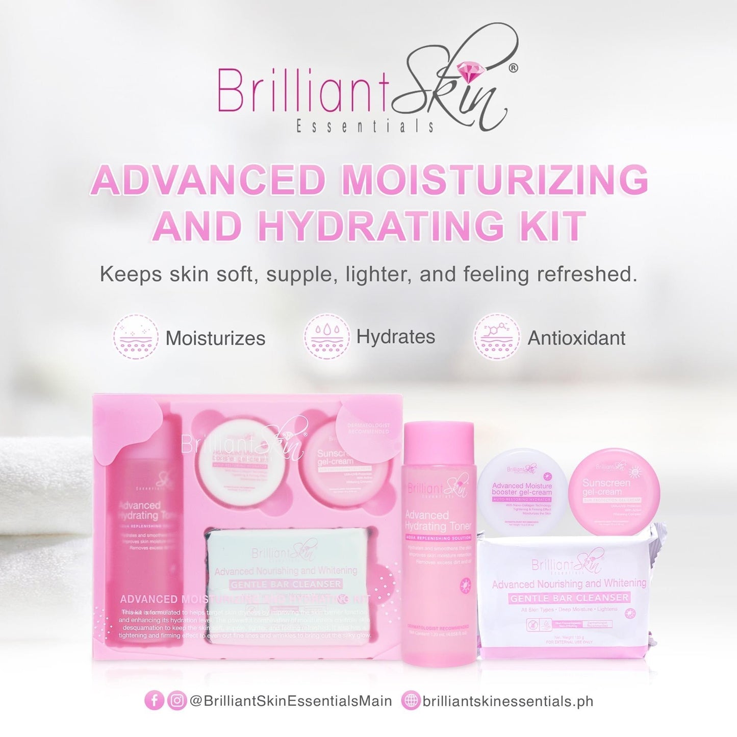 Brilliant Skin Advanced Moisturizing and Hydrating Kit