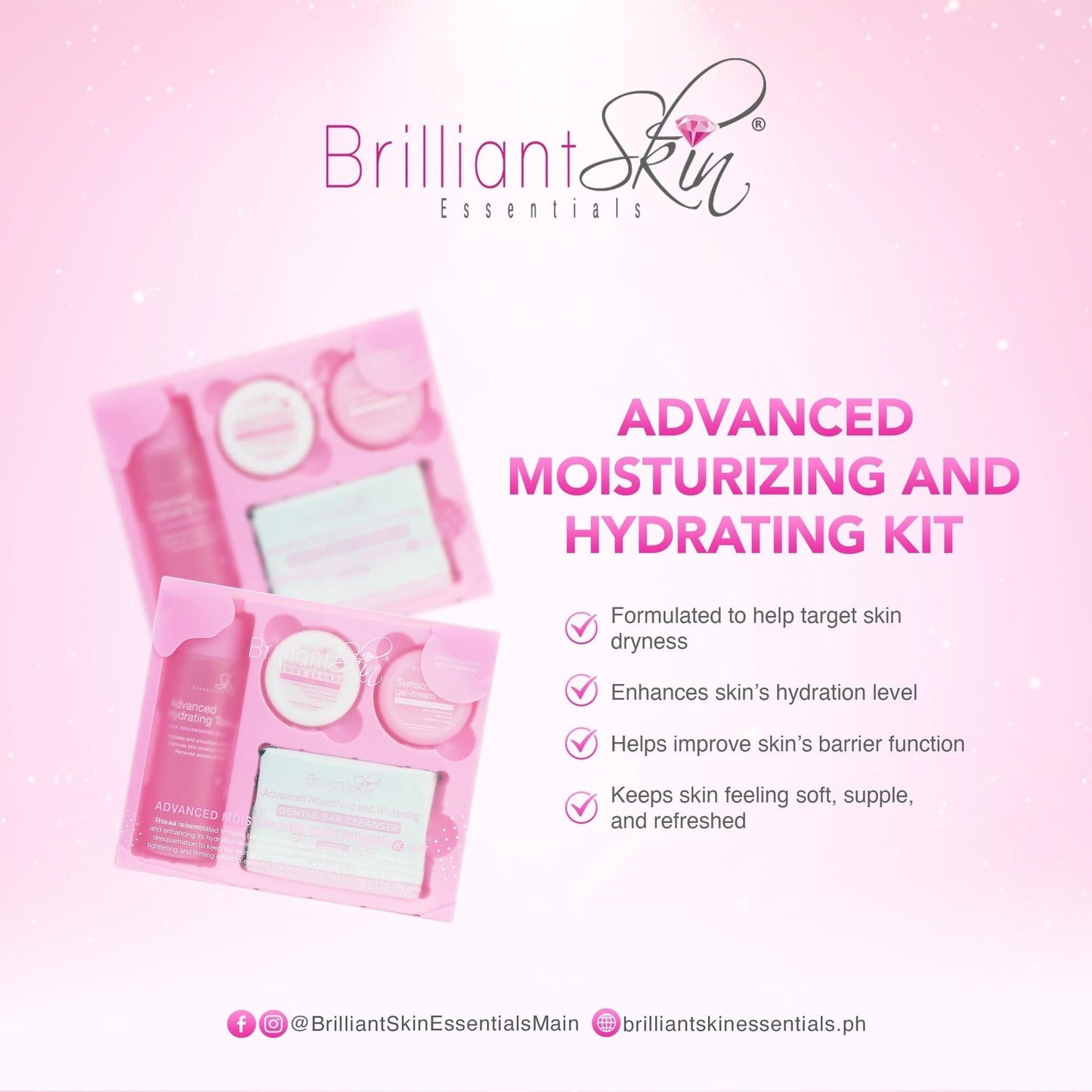 Brilliant Skin Advanced Moisturizing and Hydrating Kit