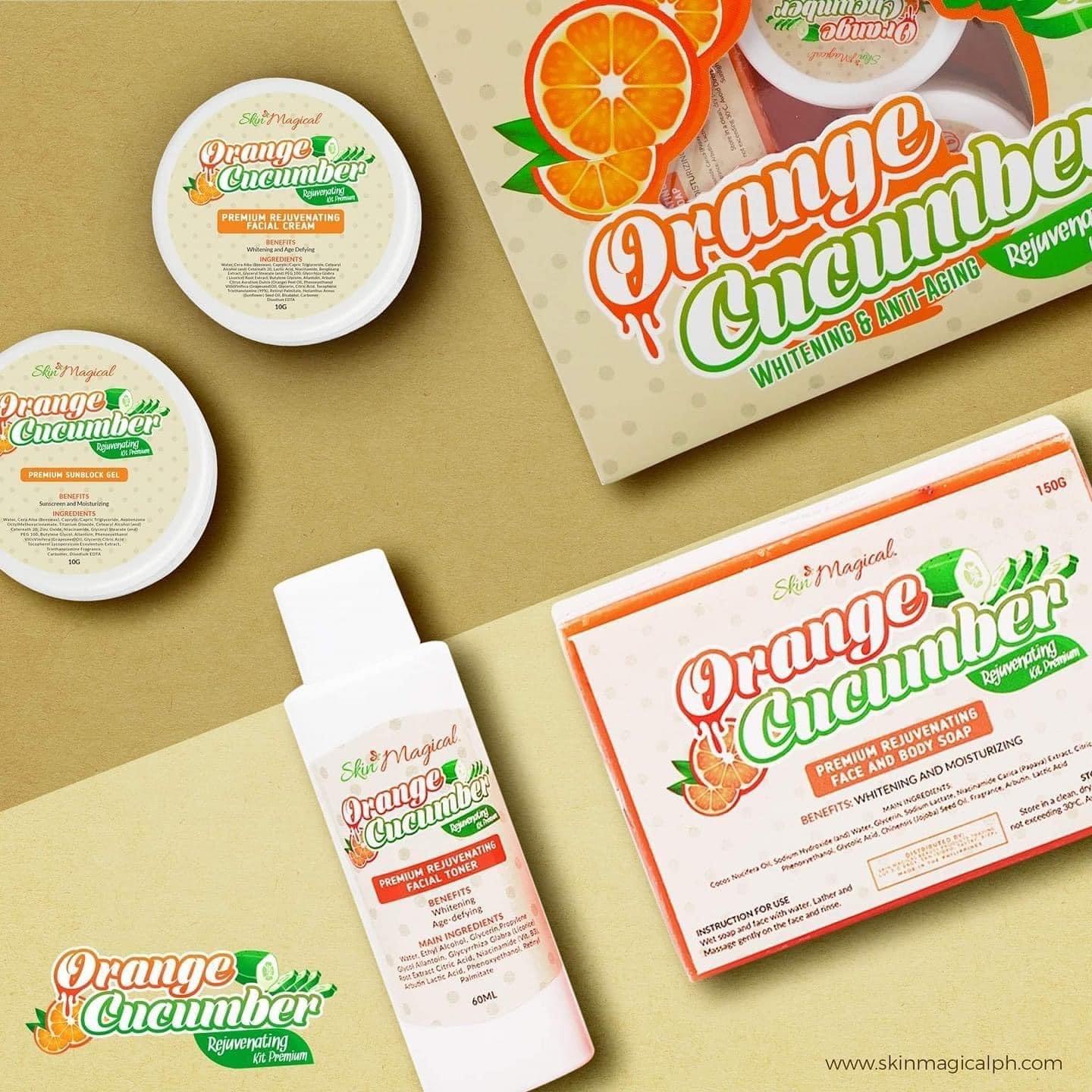 Skin Magical Orange  Cucumber Set